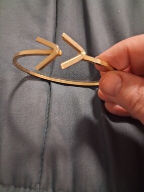 Gold Arrow Open Cuff Bracelet - Unbranded